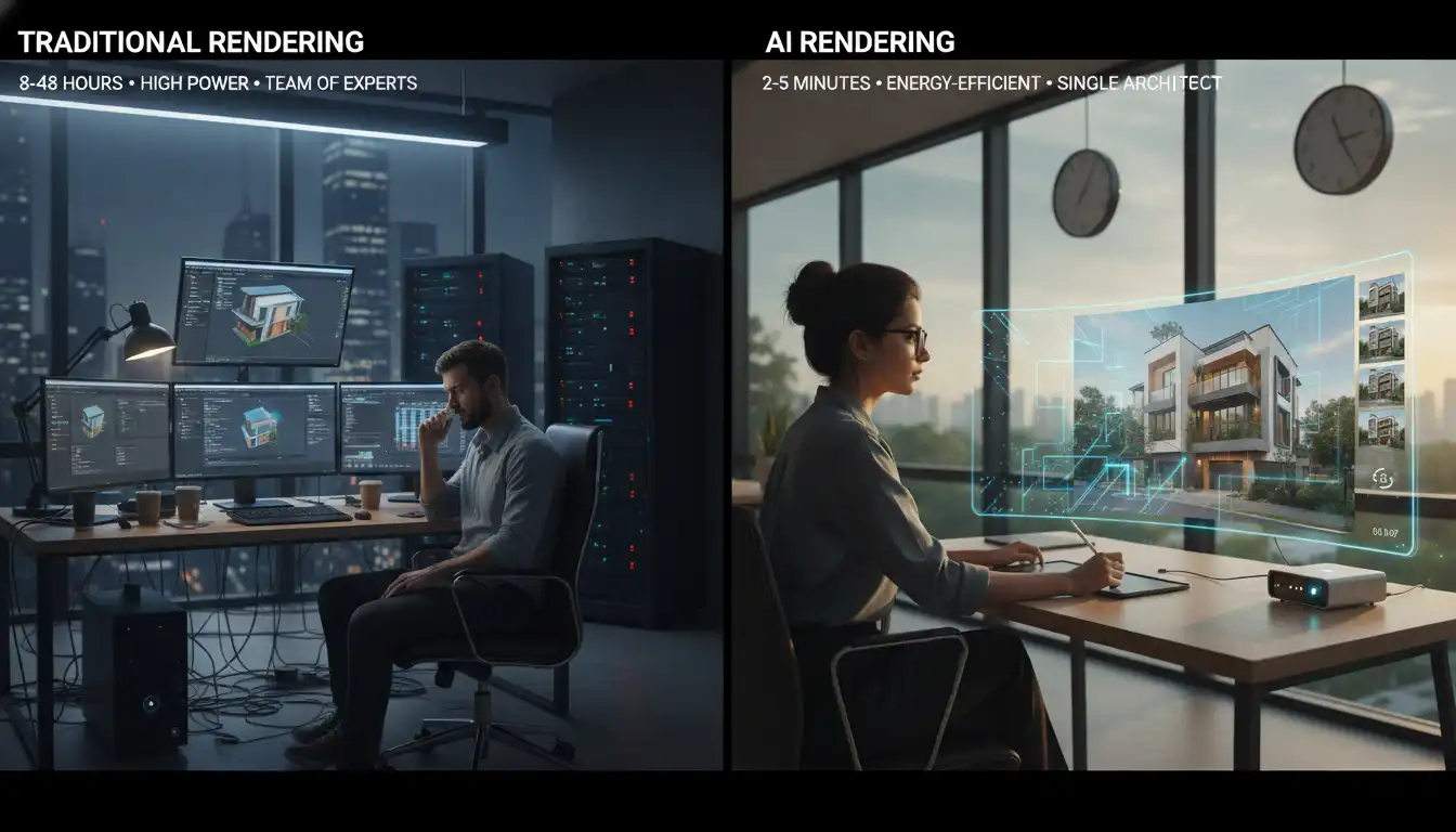 Ai Vs Rendering Bnp AI